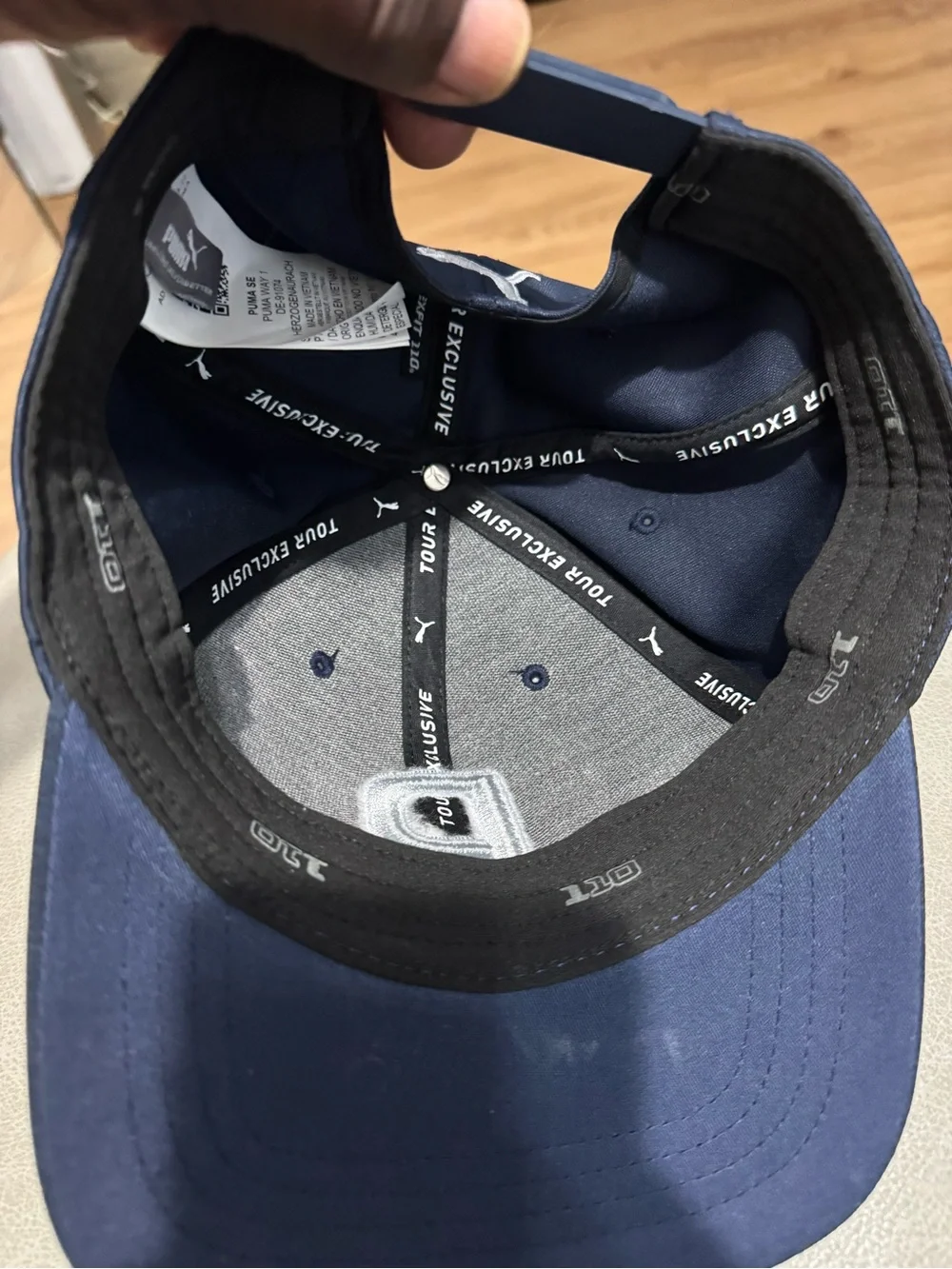Puma Kids Navy Blue Cap with White P Patch